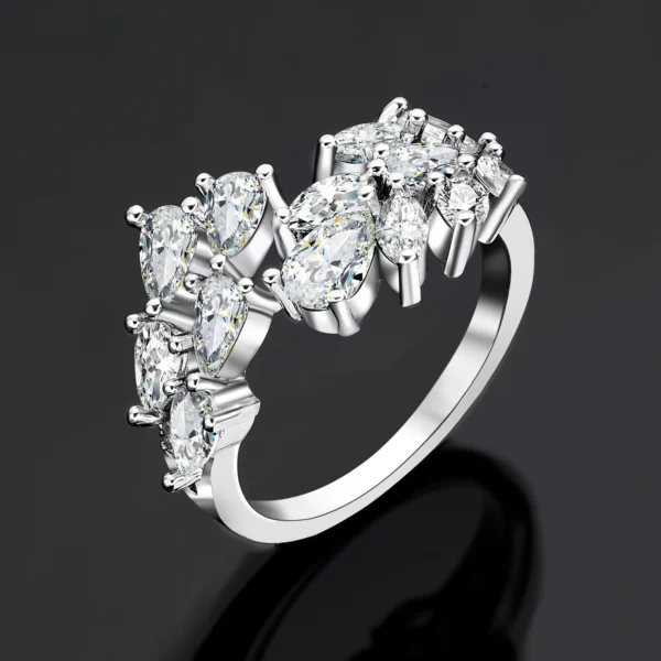 4-piece Bridal Cubic Zirconia Full Bridal Dubai Nigeria CZ Crystal Wedding Jewelry Set - Image 5