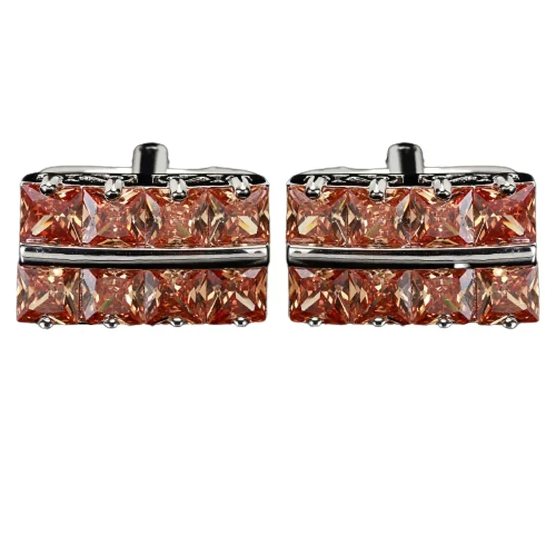 Rhinestone Wedding Accessories | Zircon Wedding Accessories | Rhinestone Suit Shirts - Tie Clips & Cufflinks - Image 6