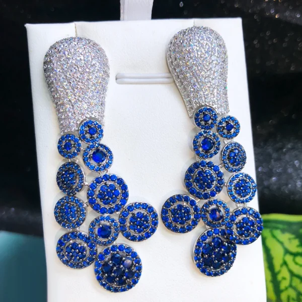 Trendy Charms Waterdrop Women Earrings Cubic Zircon Drop Earring Wedding Party Accessories - Image 4