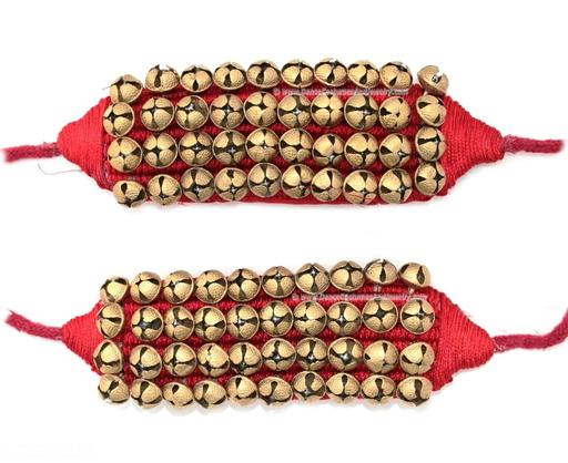 Bharatanatyam Ghungroo Anklets – Traditional Dance Bells for Classical Dancers 4 Line