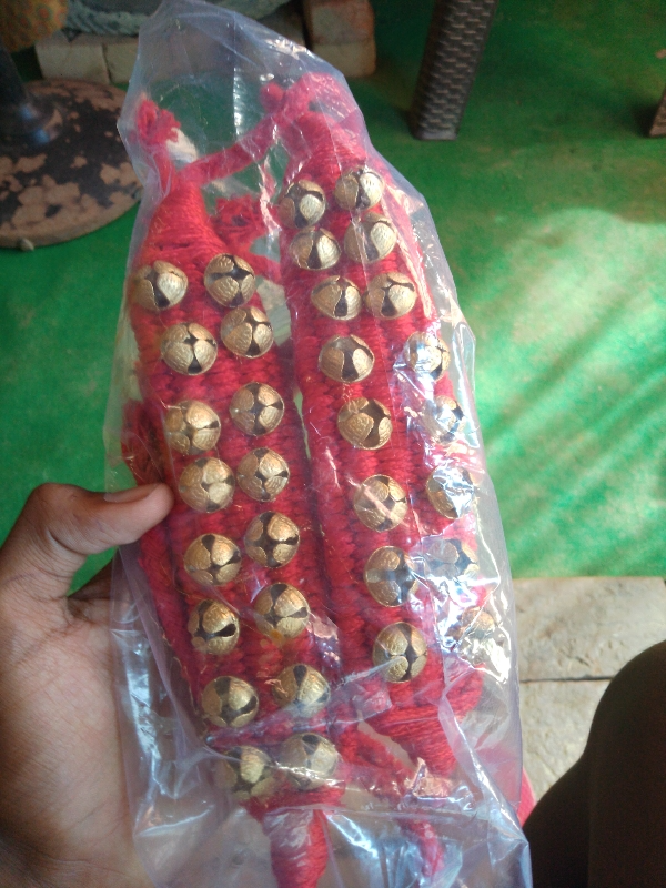 Bharatanatyam Ghungroo Anklets – Traditional Dance Bells for Classical Dancers 2 line - Image 3