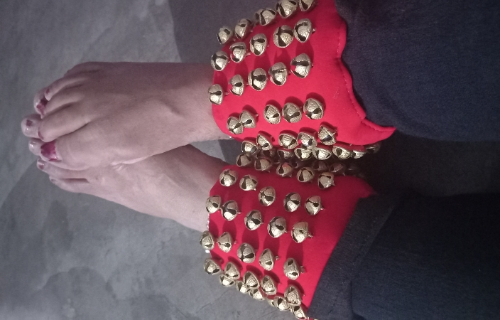 Bharatanatyam Ghungroo Anklets – Traditional Dance Bells for Classical Dancers 5 Line - Image 6