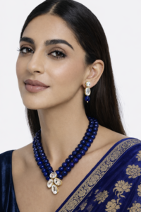 Gold Plated Premium Elegant Necklace Pendent Jewelry Set