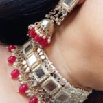 Red Brass Premium & Elegant Choker & Earring Set For Women