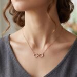 Viva Jewels Eternal Sparkle Infinity Pendant – Rose Gold-Plated Minimalist Necklace with Dual-Infinity Motif and Shimmering Crystal Pavé